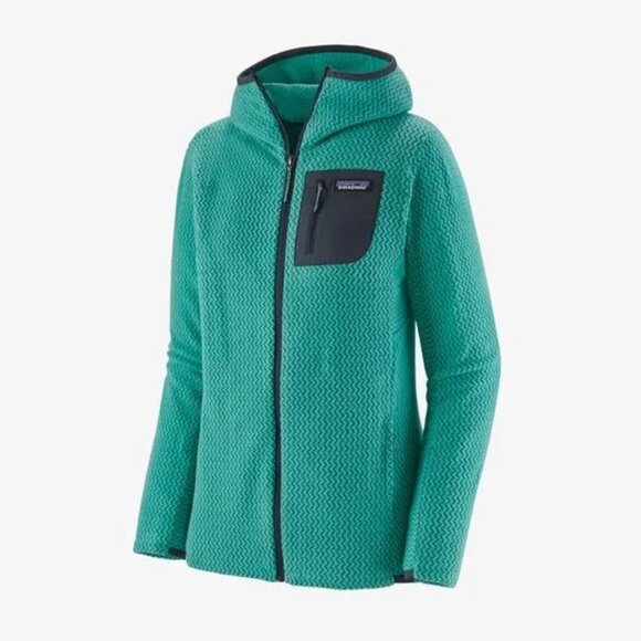 Patagonia Jackets & Blazers - Women's R1® Air Fleece Full-Zip Turquoise Hoody